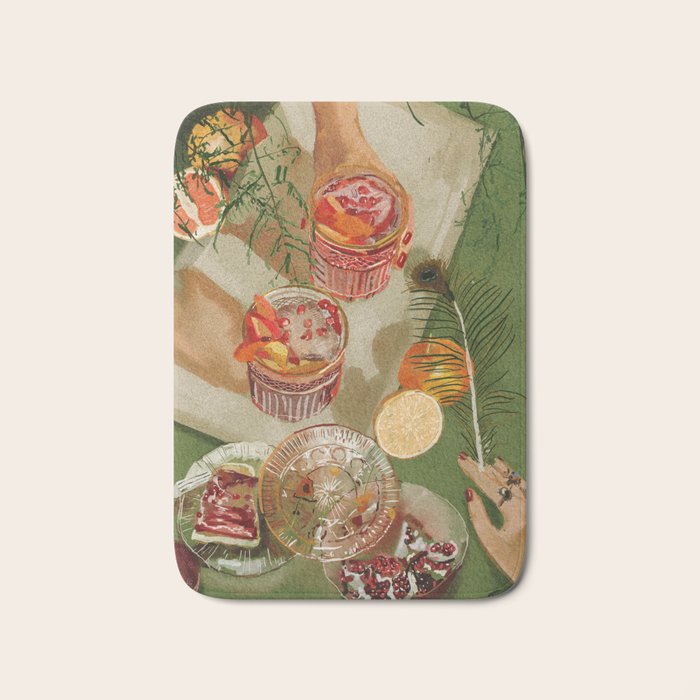 The magic of pomegranate cocktails Bath Mat Gallery Image 1