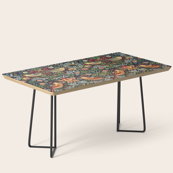 Strawberry Thief by William Morris 1883 Antique Vintage Victorian Jugendstil Art Nouveau Retro  Coffee Table Gallery Image 1