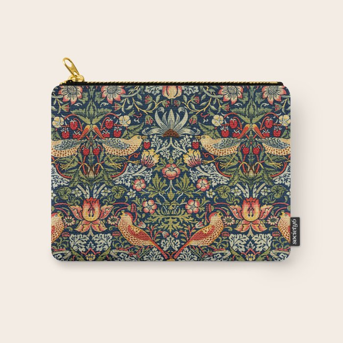Strawberry Thief by William Morris 1883 Antique Vintage Victorian Jugendstil Art Nouveau Retro  Carry All Pouch Gallery Image 1