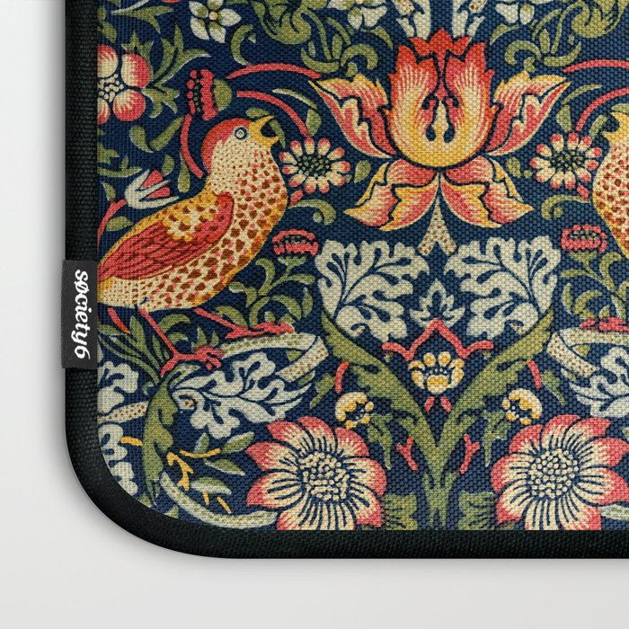Strawberry Thief by William Morris 1883 Antique Vintage Victorian Jugendstil Art Nouveau Retro  Laptop Sleeve Gallery Image 3