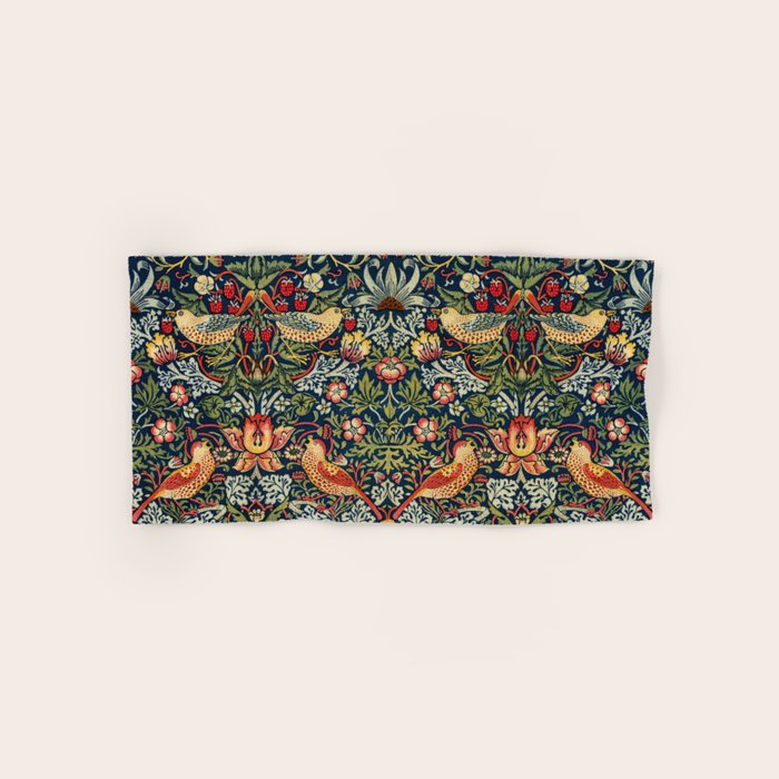 Strawberry Thief by William Morris 1883 Antique Vintage Victorian Jugendstil Art Nouveau Retro  Bath Towel Gallery Image 1