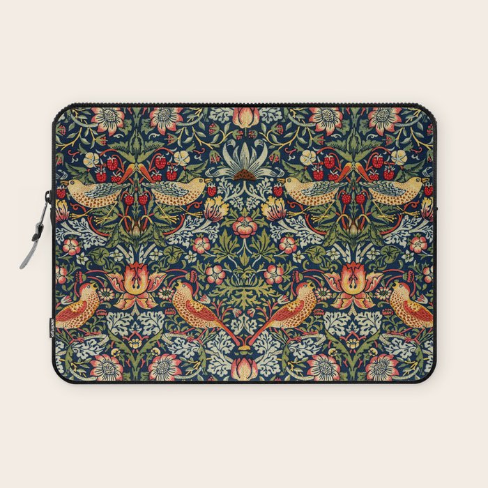 Strawberry Thief by William Morris 1883 Antique Vintage Victorian Jugendstil Art Nouveau Retro  Laptop Sleeve Gallery Image 1