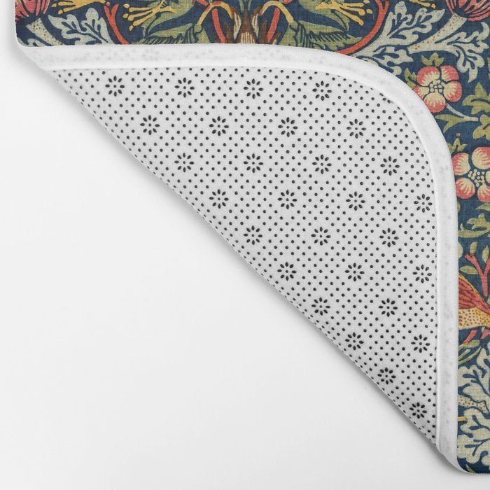 Strawberry Thief by William Morris 1883 Antique Vintage Victorian Jugendstil Art Nouveau Retro  Bath Mat Gallery Image 2