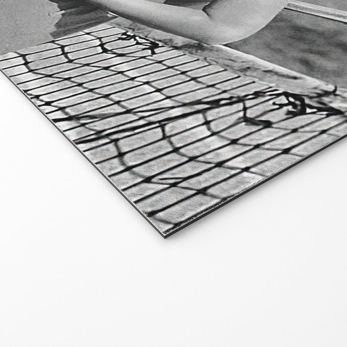 Tennis Players, Black and White Art, Vintage Wall Art Welcome Mat Gallery Image 2