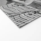 Tennis Players, Black and White Art, Vintage Wall Art Welcome Mat Gallery Image 2