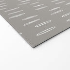 Raindrops, Gray, Minimalism, Abstract Art Welcome Mat Gallery Image 2