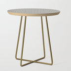 Raindrops, Gray, Minimalism, Abstract Art Side Table Gallery Image 1