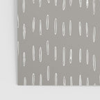 Raindrops, Gray, Minimalism, Abstract Art Poster Gallery Image 3