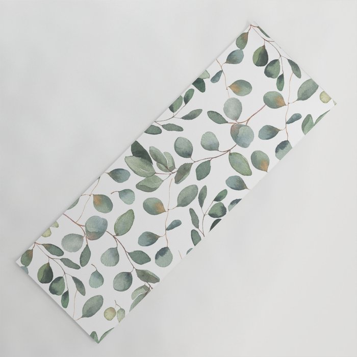 Eucalyptus Leaves Garden Yoga Mat Gallery Image 1