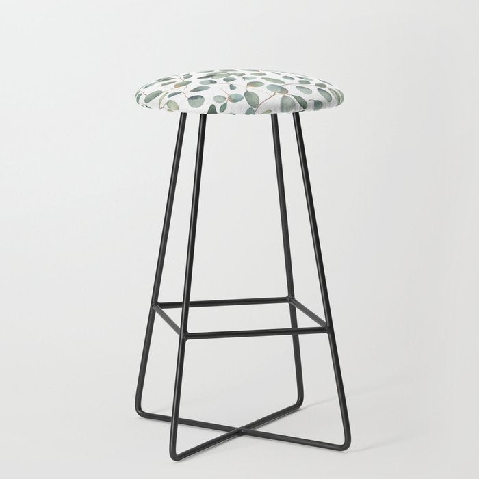 Eucalyptus Leaves Garden Stool Gallery Image 1