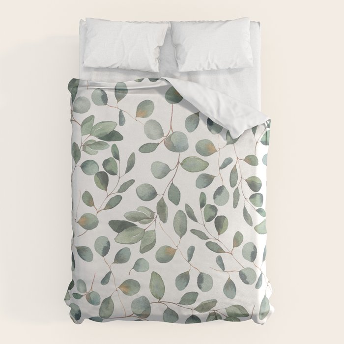 Eucalyptus Leaves Garden Duvet Cover Gallery Image 6