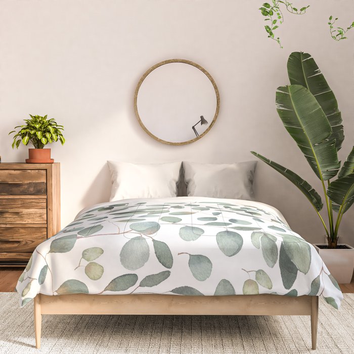 Eucalyptus Leaves Garden Comforter Gallery Image 3