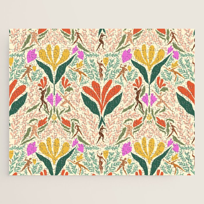 Dancing Foliage // Body Positive Ladies Jigsaw Puzzle Gallery Image 1