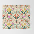 Dancing Foliage // Body Positive Ladies Throw Blanket Gallery Image 2