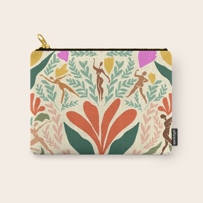 Dancing Foliage // Body Positive Ladies Carry All Pouch Gallery Image 1