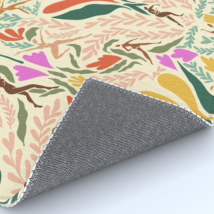 Dancing Foliage // Body Positive Ladies Rug Gallery Image 4