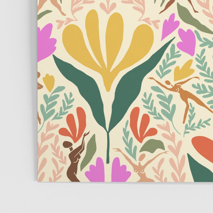 Dancing Foliage // Body Positive Ladies Poster Gallery Image 3