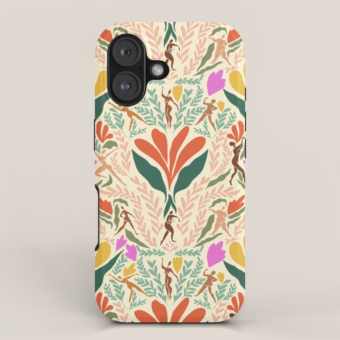 Dancing Foliage // Body Positive Ladies iPhone Case Gallery Image 1