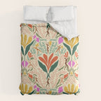 Dancing Foliage // Body Positive Ladies Comforter Gallery Image 6