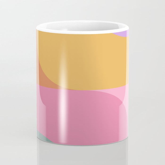 Colorful Wavy Stripes Abstract Coffee Mug Gallery Image 4