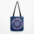 Major Arcana & Wheel of the Zodiac | Pastel Goth Tote Bag Gallery Image 2