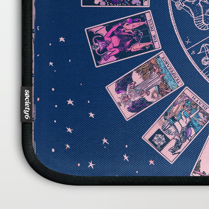 Major Arcana & Wheel of the Zodiac | Pastel Goth Laptop Sleeve Gallery Image 3