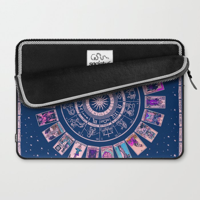 Major Arcana & Wheel of the Zodiac | Pastel Goth Laptop Sleeve Gallery Image 2
