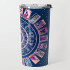 Major Arcana & Wheel of the Zodiac | Pastel Goth Travel Mug Gallery Image 2