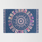 Major Arcana & Wheel of the Zodiac | Pastel Goth Rug Gallery Image 2