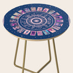 Major Arcana & Wheel of the Zodiac | Pastel Goth Side Table Gallery Image 2