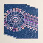 Major Arcana & Wheel of the Zodiac | Pastel Goth Wrapping Paper Gallery Image 3