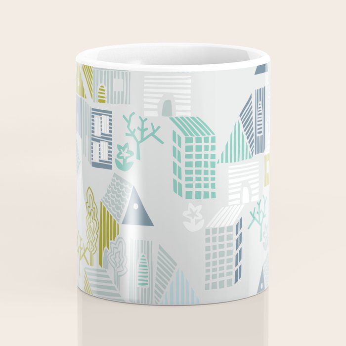 bonjour ma vie; City life collection, soft grey  Coffee Mug Gallery Image 4
