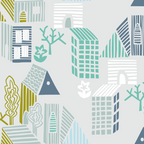 bonjour ma vie; City life collection, soft grey  Coffee Mug Gallery Image 2
