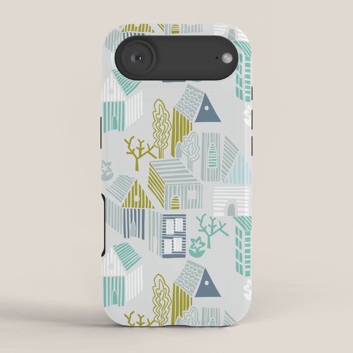 bonjour ma vie; City life collection, soft grey  iPhone Case Gallery Image 2