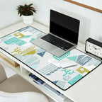 bonjour ma vie; City life collection, soft grey  Desk Mat Gallery Image 2