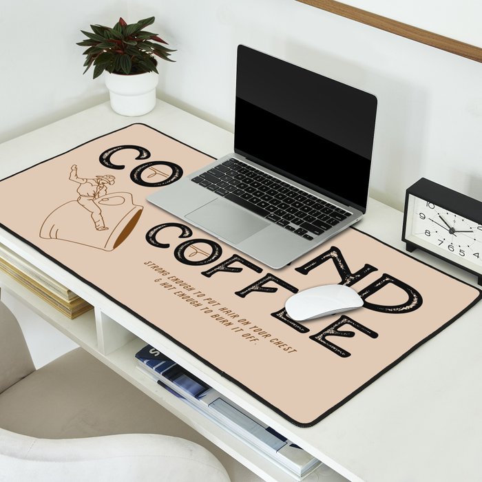 Cowhand Coffee - Rustic Desk Mat Gallery Image 2