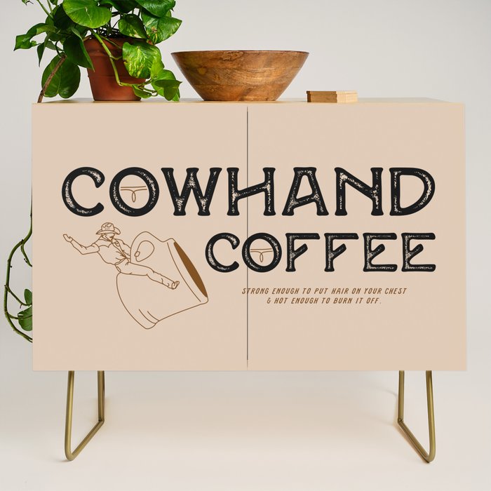 Cowhand Coffee - Rustic Credenza Gallery Image 1