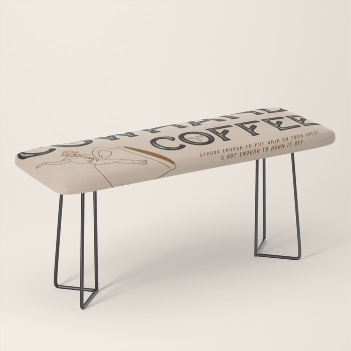 Cowhand Coffee - Rustic Bench Gallery Image 1