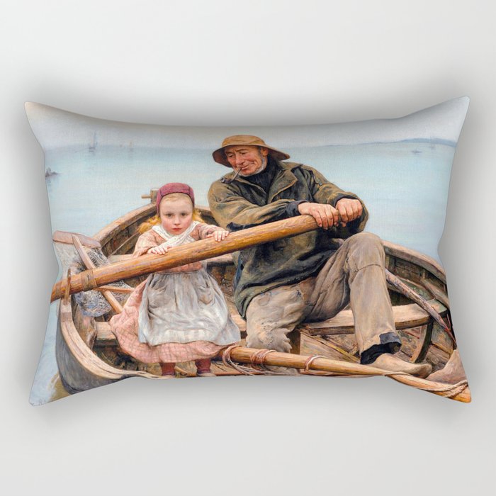 Emile Renouf The Helping Hand Rectangular Pillow Gallery Image 2