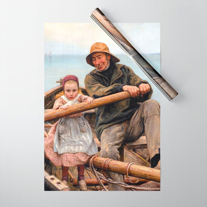 Emile Renouf The Helping Hand Wrapping Paper Gallery Image 1