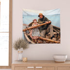Emile Renouf The Helping Hand Wall Tapestry Gallery Image 2