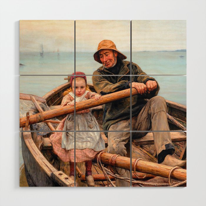 Emile Renouf The Helping Hand Wood Wall Art Gallery Image 1