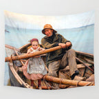 Emile Renouf The Helping Hand Wall Tapestry Gallery Image 4