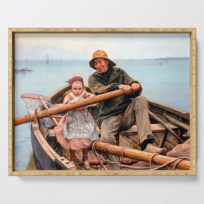 Emile Renouf The Helping Hand Serving Tray Gallery Image 1