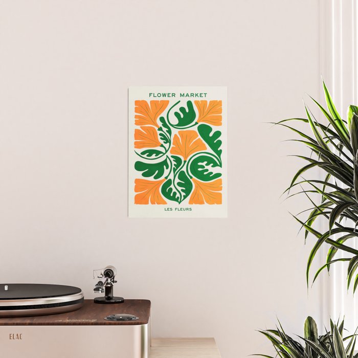 Blaze & Green: Les Fleurs | Flower Market 03 | Spring Summer 23 Poster Gallery Image 2