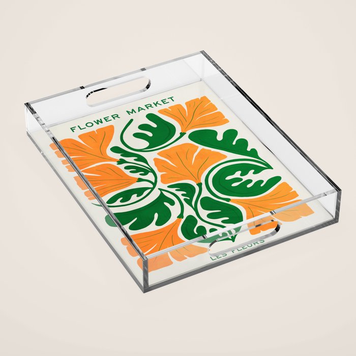 Blaze & Green: Les Fleurs | Flower Market 03 | Spring Summer 23 Acrylic Tray Gallery Image 1