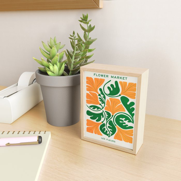 Blaze & Green: Les Fleurs | Flower Market 03 | Spring Summer 23 Mini Art Print Gallery Image 2