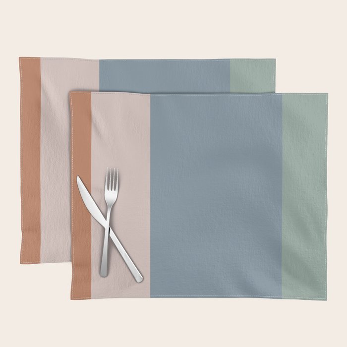 Contemporary Color Block XI Placemat Gallery Image 1