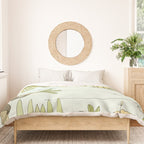 postcard from paradise // costa rica tropical // retro surf art by surfy birdy Duvet Cover Gallery Image 3