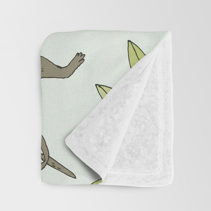 postcard from paradise // costa rica tropical // retro surf art by surfy birdy Throw Blanket Gallery Image 3